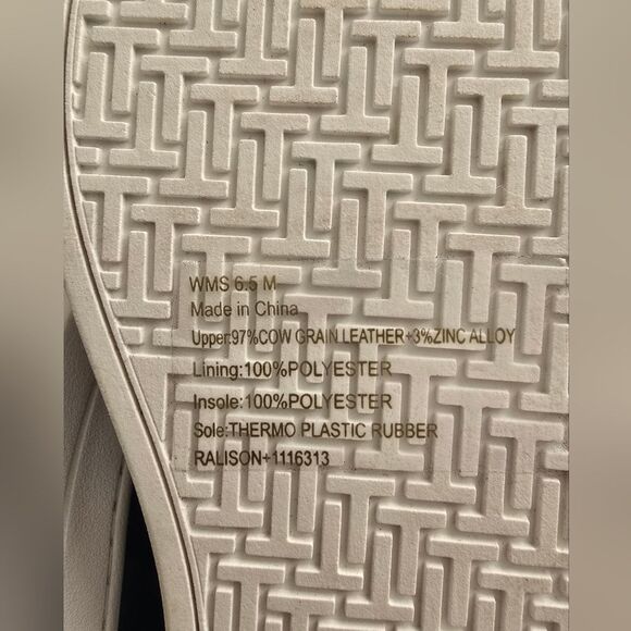 Ted Baker Alisson Sneakers Black Floral Size 6.5 - Picture 4 of 11